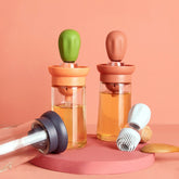 Oil Bottle Brush Bottle Baster Brush For Bbq Silicone Oil Brush Olive Oil Vinegar Salad Dressing Bottle Oil Dispenser Tools